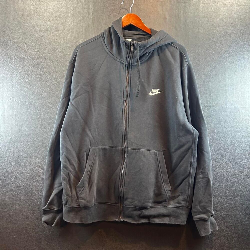 Nike Men's Black and Grey Hoodie